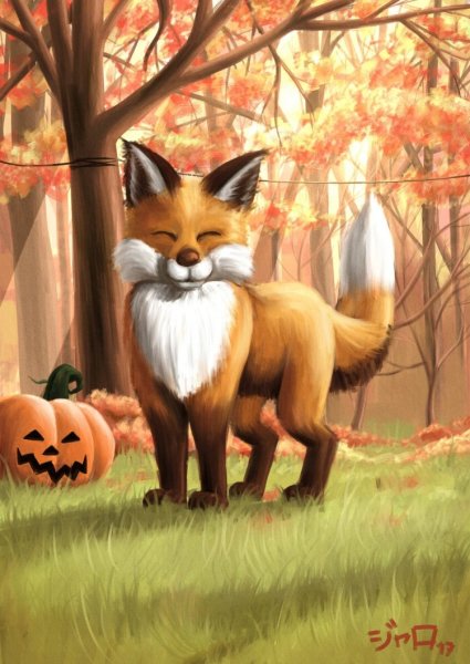 Мультяшные лисы красивые