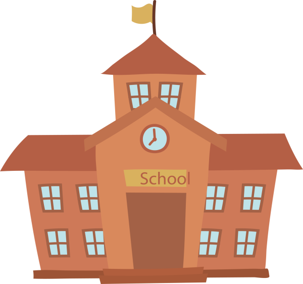 Школа мультяшный