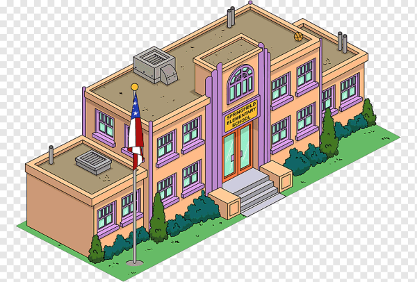 Школа мультяшный