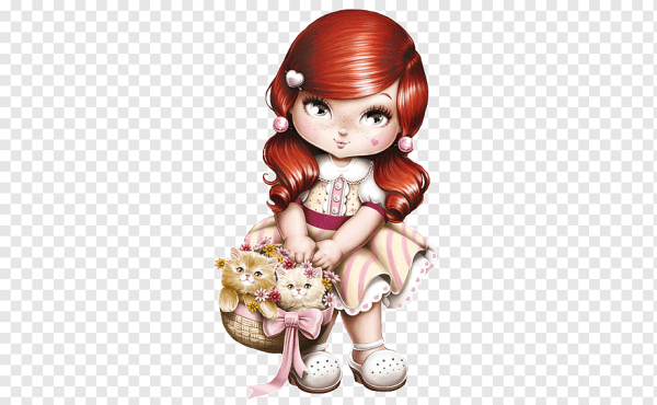 Куколка на белом фоне