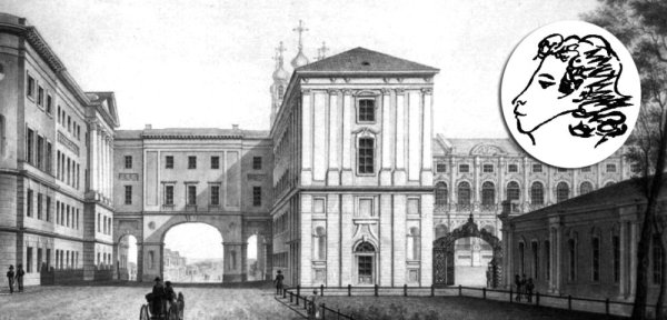 Рисунки Пушкина в лицее