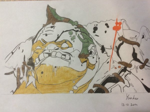 ПУДЖ дота 2 рисунок