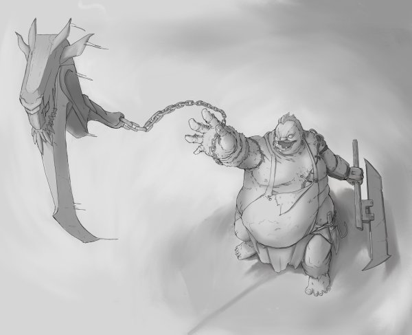 ПУДЖ дота 2 рисунок