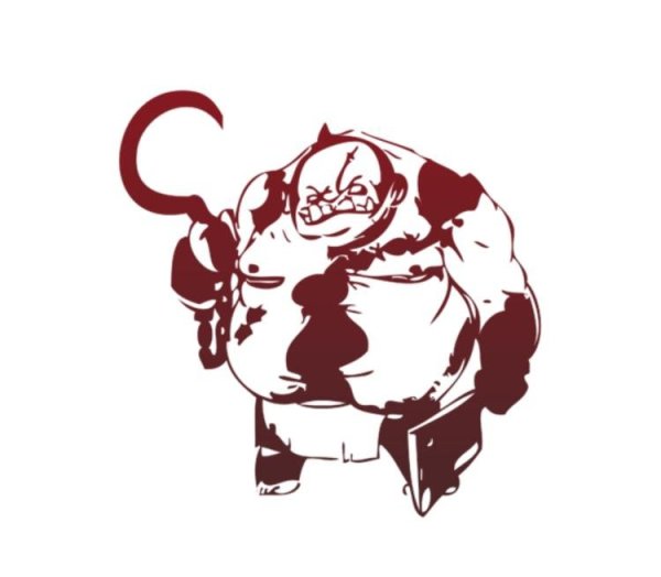 ПУДЖ дота 2 нарисовать