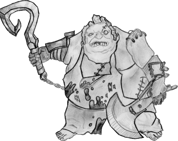 ПУДЖ дота 2 рисунок