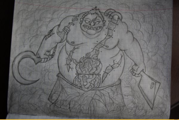 Раскраска дота 2 ПУДЖ