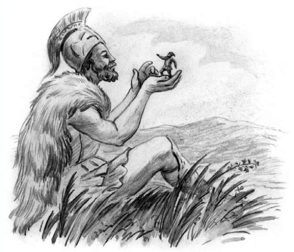 Великан раскраска