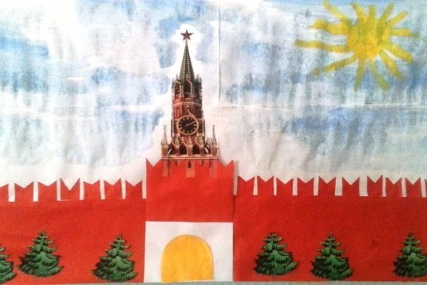 Рисунки Москвы детские