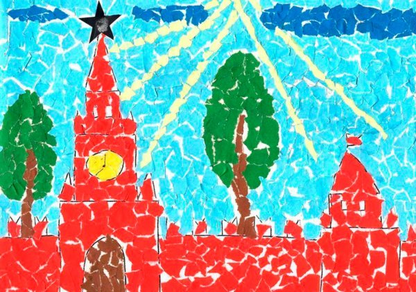 Кремль карандашом