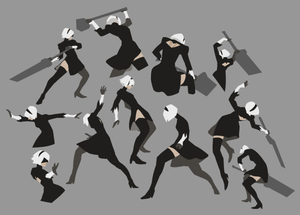 Стилизованные позы