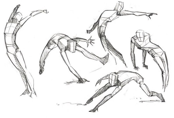 Динамичные позы