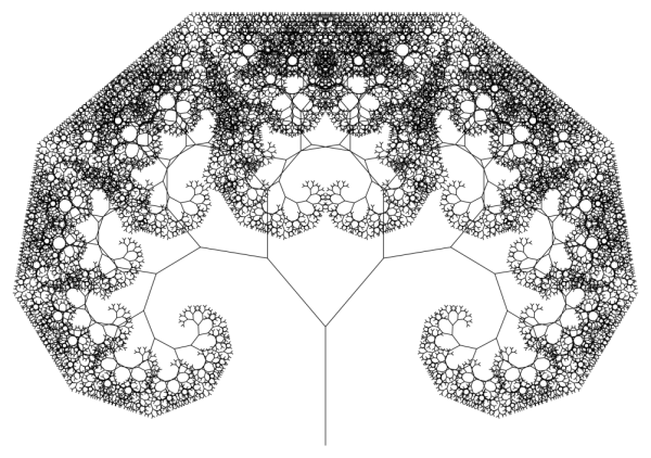 Фрактал дерево Пифагора питон