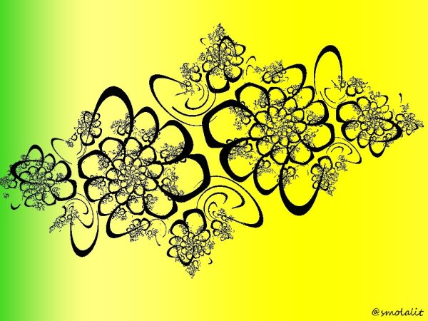 Фракталы карандашом