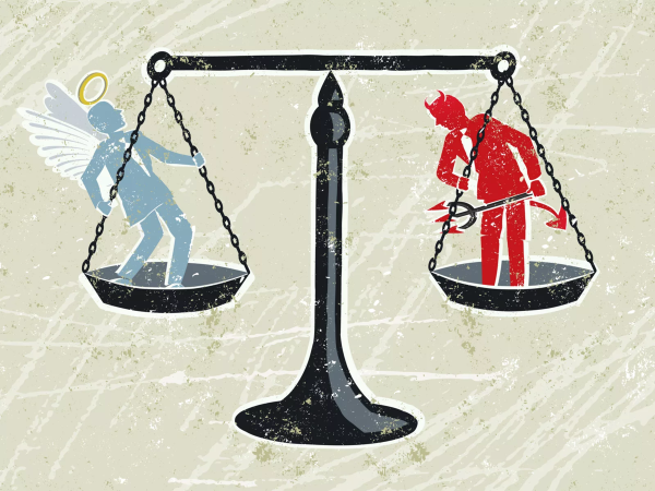 Весы добро и зло