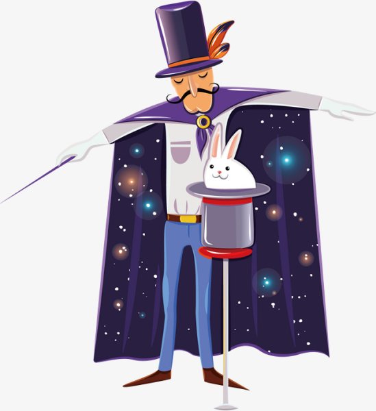 Фокусник иллюстрация