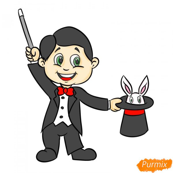 Фокусник мультяшный