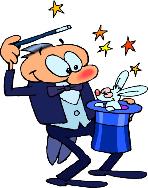 Фокусник с кроликом