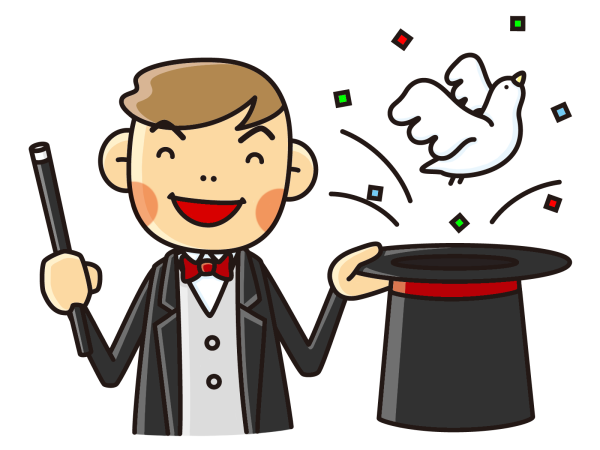 Фокусник мультяшный