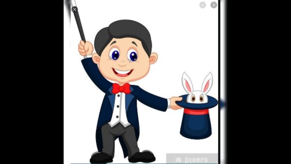 Фокусник иллюстрация