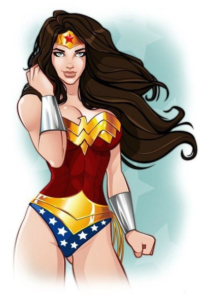 Срисовки Марвел Вандер Вумен