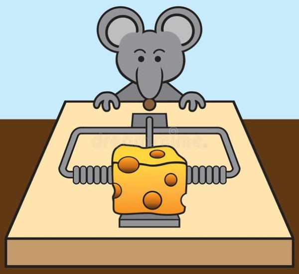 Мышь сыр мышеловка