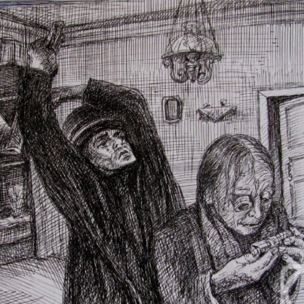 Родион Раскольников арт и Разумихин