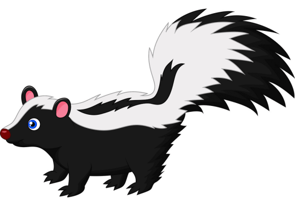 Скунсы мультяшные