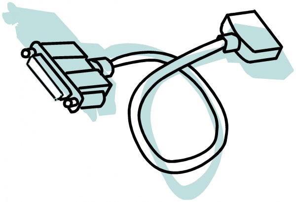 Кабель нарисованный