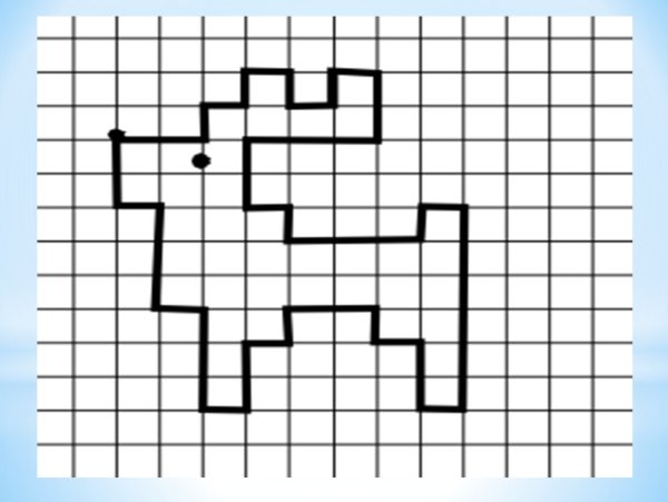 Графический диктант олень