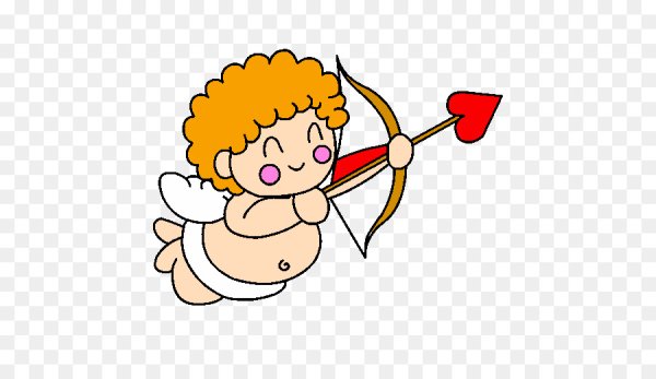 Купидон рисунок легкий