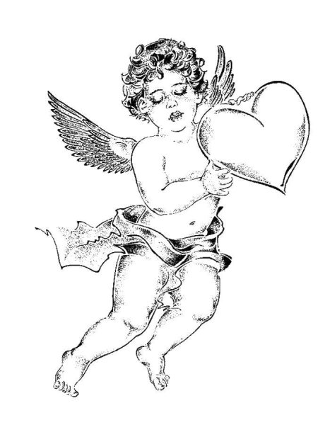 Графические изображения ангелов