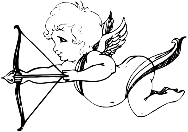 Ангел с луком и стрелой