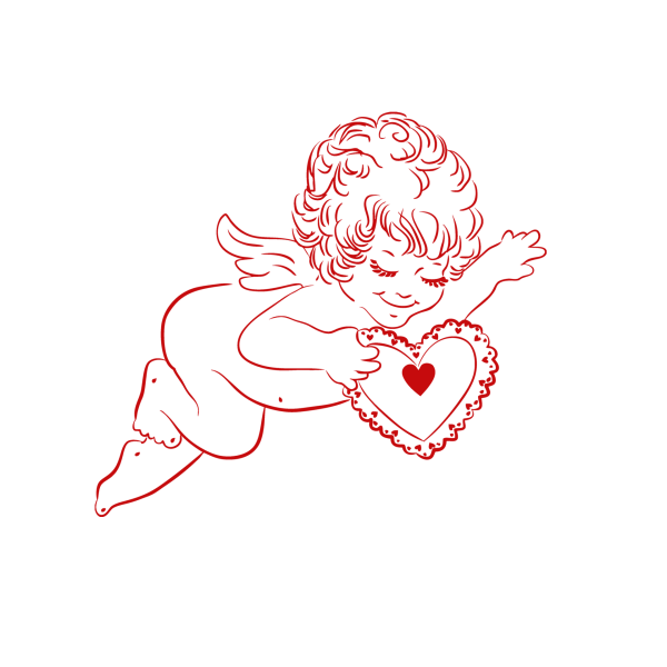 Ангелочек с сердечком