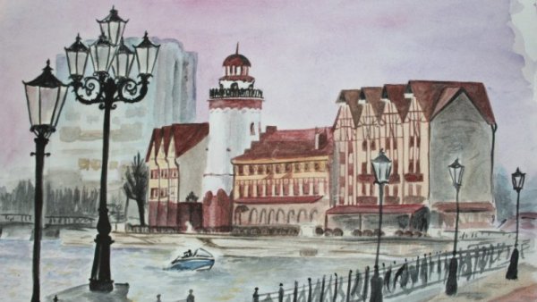 Калининград иллюстрации