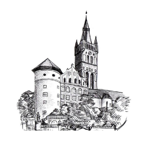 Кенигсбергский собор Калининград вектор