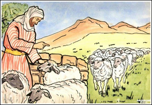 Пастух овцы древний Израиль