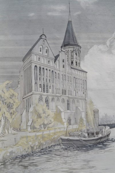 Калининград кафедральный собор Графика