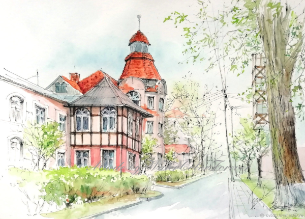 Калининград иллюстрации