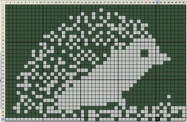 Жаккард Ежик