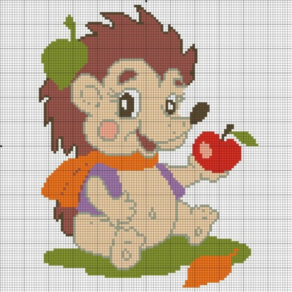 Вышивка крестом детская тематика