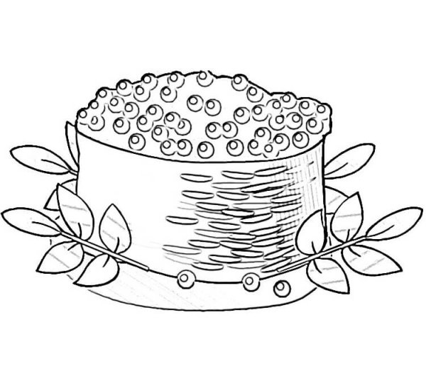 Икра раскраска