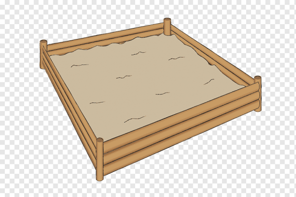 Песочница на прозрачном фоне