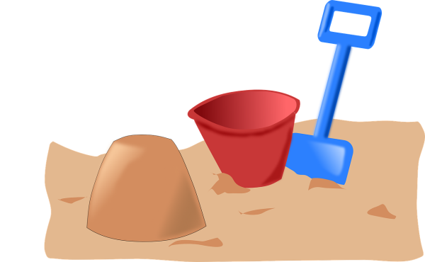 Песочница на прозрачном фоне