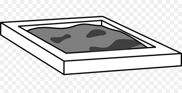 Черно белая песочница