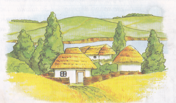 Хата рисунок