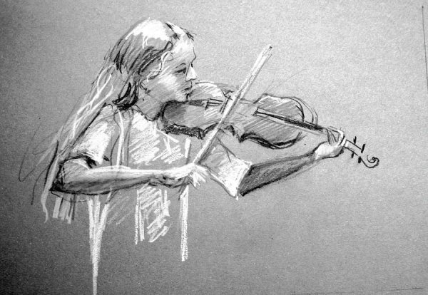 Наброски музыкантов