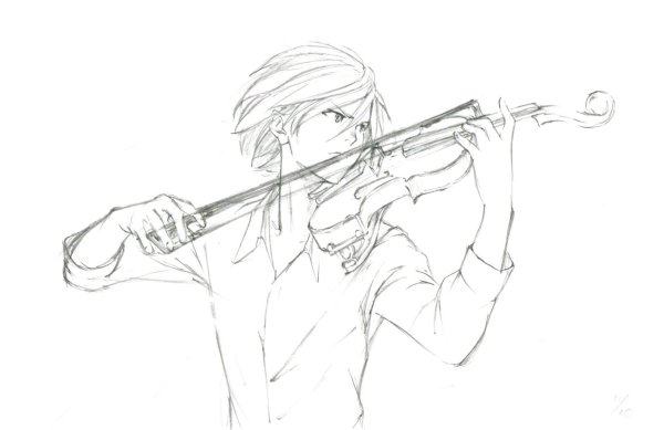 Скрипач референс