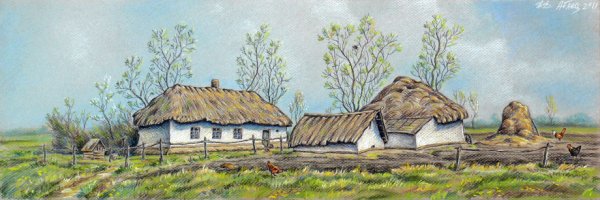 Мазанки домики