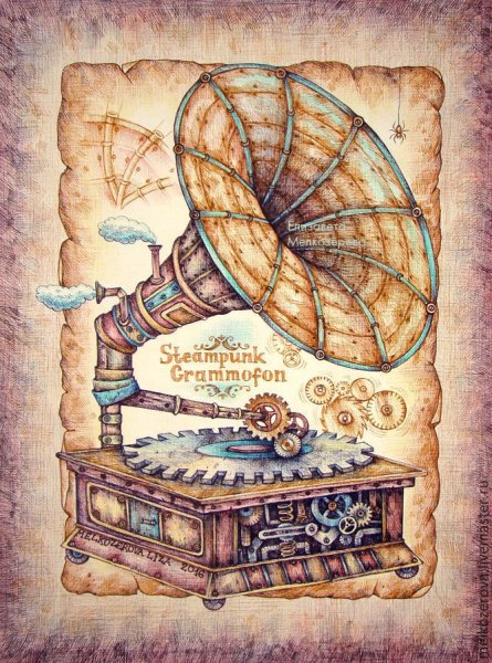 Патефон гиф