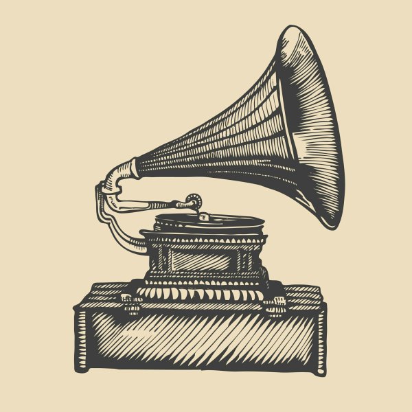 Граммофон стилизация